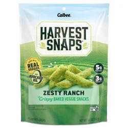 Harvest Snaps Zesty Ranch Crispy Baked Veggie Snacks - 3oz