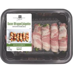 Custom Made Meals Bacon-Wrapped Stuffed Jalapenos - 14oz