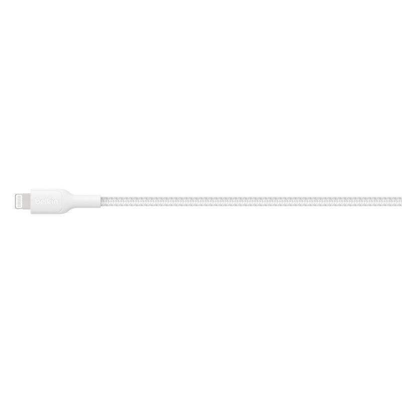 slide 3 of 9, Belkin 3.3' 2pk USB-A to Lightning Cable - White, 2 ct