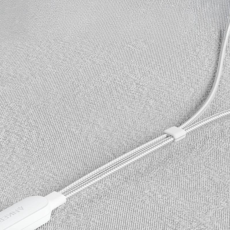 slide 5 of 6, Anker 4' USB-C to 2 USB-C Cable - Gray, 1 ct