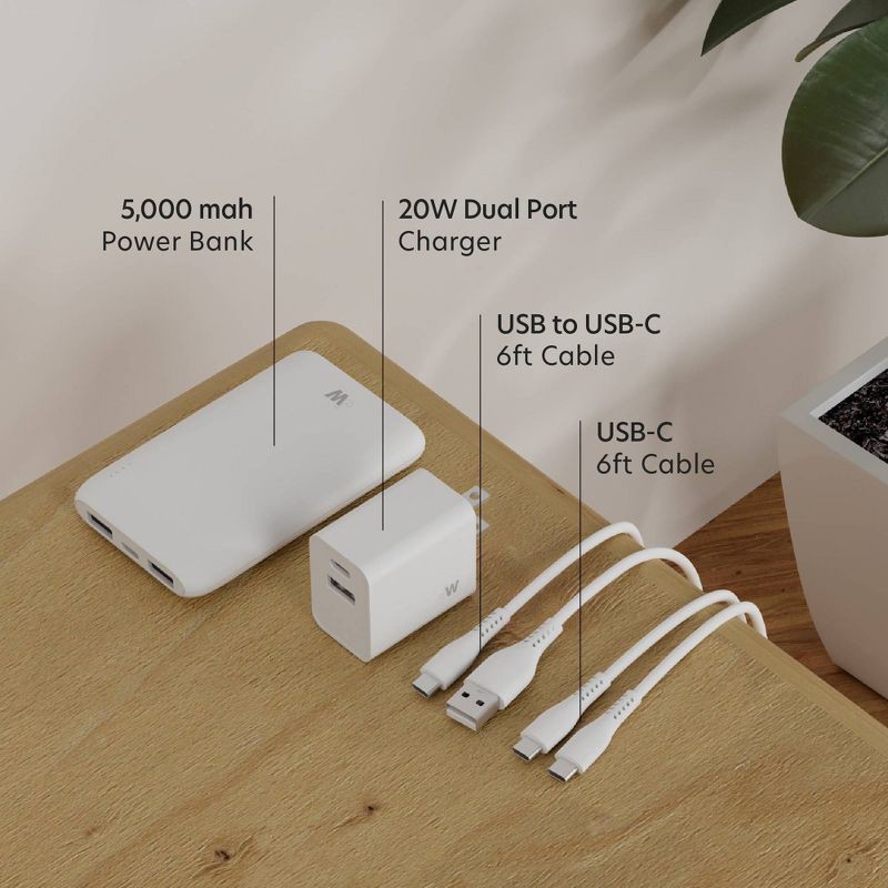 slide 4 of 9, Just Wireless Tech Accessory Pouch, 1 ct