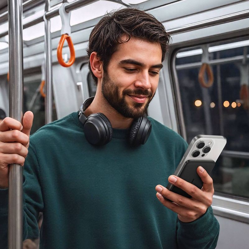 slide 3 of 7, Anker Qi2 5000 mAh Magnetic Battery, 1 ct