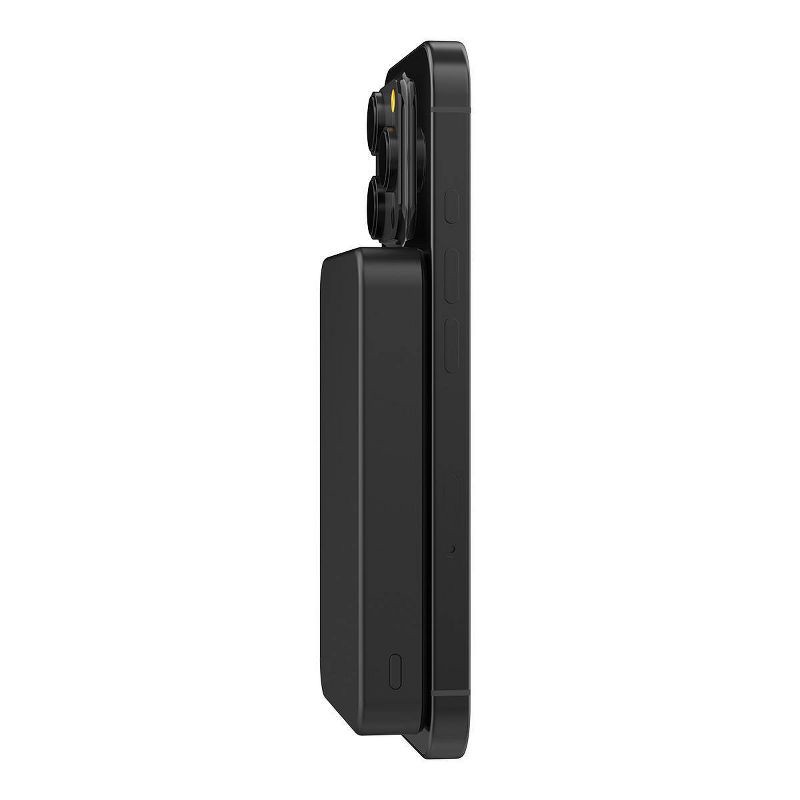 slide 5 of 5, myCharge 10000mAh 20W CliqAir Qi2 Wireless Magnetic Power Bank - Black, 1 ct