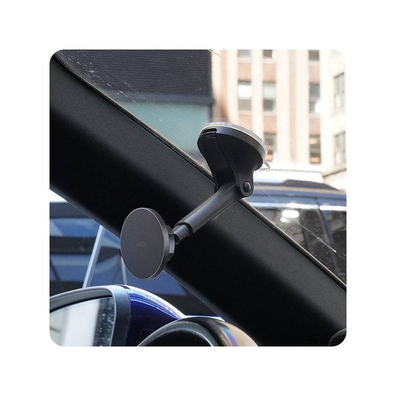 slide 7 of 7, iOttie iTap 3 MagSafe Compatible Dash and Windshield Mount with Magnetic Ring Adapter - Black, 1 ct