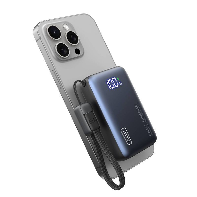 slide 2 of 7, INIU Pocket Pro 45W 10000 Powerbank - Black, 1 ct