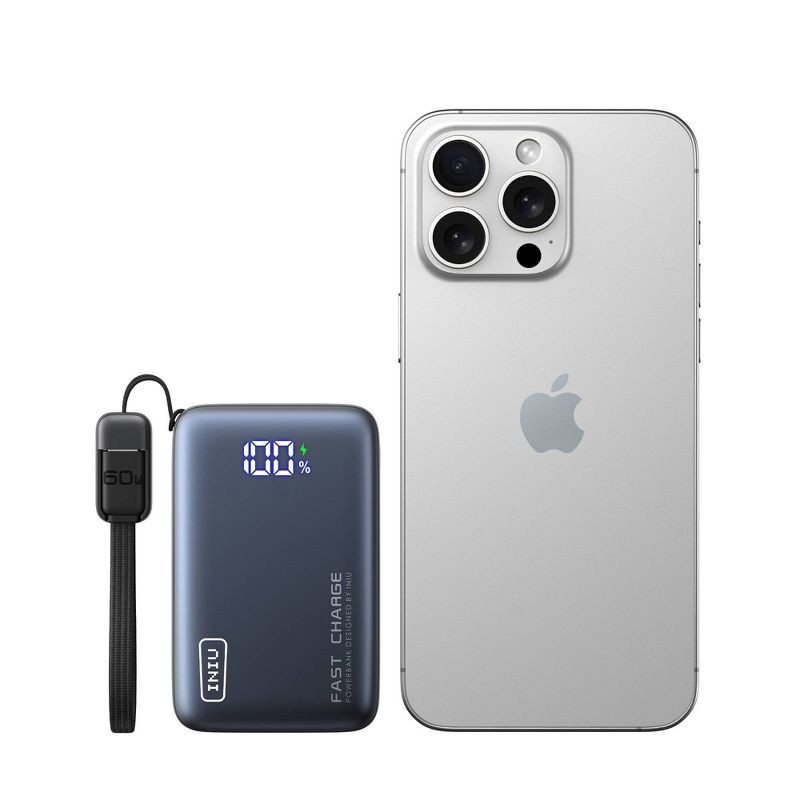 slide 5 of 7, INIU Pocket Pro 45W 10000 Powerbank - Black, 1 ct