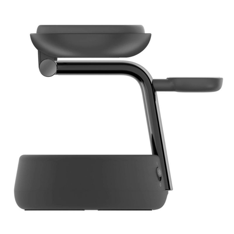 slide 1 of 8, Belkin 25W Qi2 Wireless 3-in-1 Stand - Charcoal Gray, 1 ct