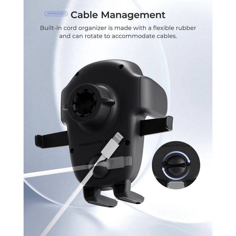 slide 4 of 8, iOttie Easy One Touch 6 CD Slot Mount - Black: Adjustable Mobile Phone Holder, 1 ct