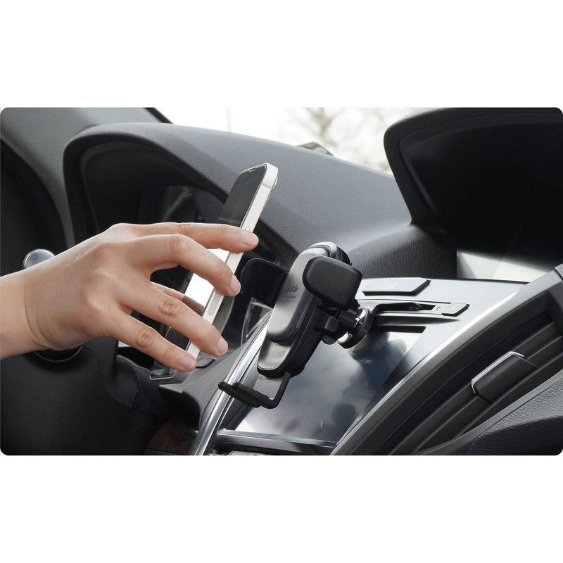 slide 5 of 8, iOttie Easy One Touch 6 CD Slot Mount - Black: Adjustable Mobile Phone Holder, 1 ct