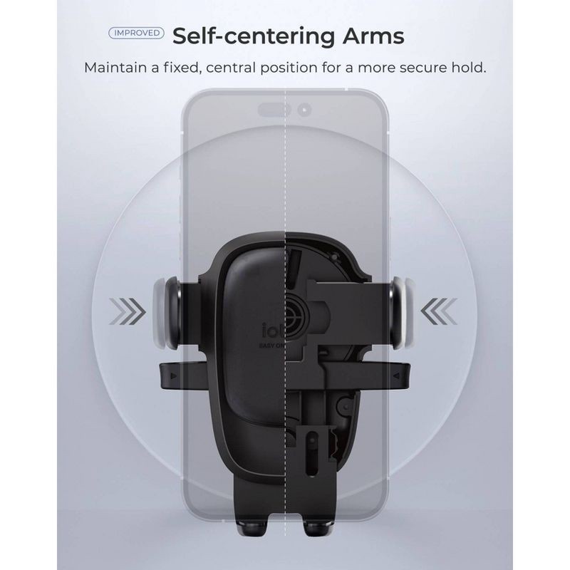 slide 3 of 8, iOttie Easy One Touch 6 Dash & Windshield Mount - Black: Adjustable Mobile Phone Holder, 1 ct