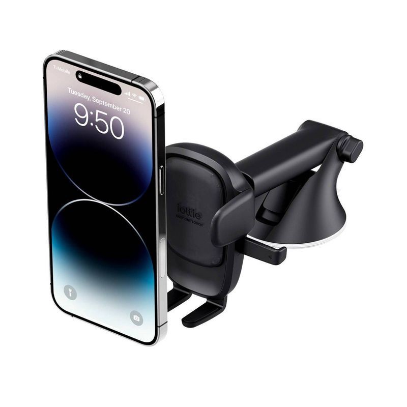 slide 1 of 8, iOttie Easy One Touch 6 Dash & Windshield Mount - Black: Adjustable Mobile Phone Holder, 1 ct