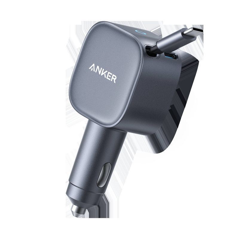 slide 1 of 6, Anker 75W Retractable Car Charger, 1 ct