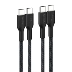 Belkin 3.3' 2pk USB-C to USB-C Cable - Black