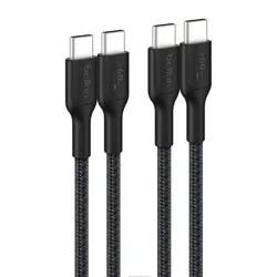 Belkin 3.3' 2pk USB-C to USB-C Cable - Black