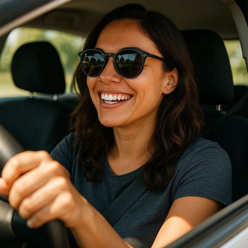 slide 5 of 5, Just Wireless Bluetooth FM Transmitter Type C and USB-A Charging Port Bass Sound Booster - Black, 1 ct