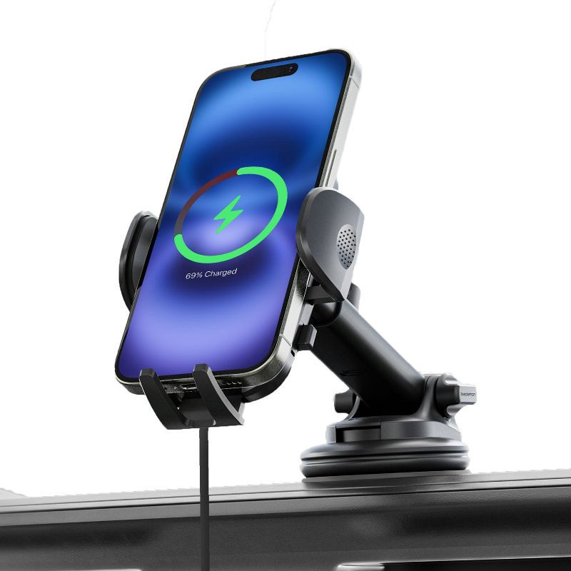 slide 2 of 8, Bracketron PwrUp TripGrip Window/Dash Mount - Black, 1 ct