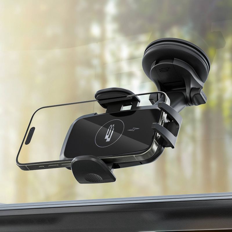 slide 4 of 8, Bracketron PwrUp TripGrip Window/Dash Mount - Black, 1 ct