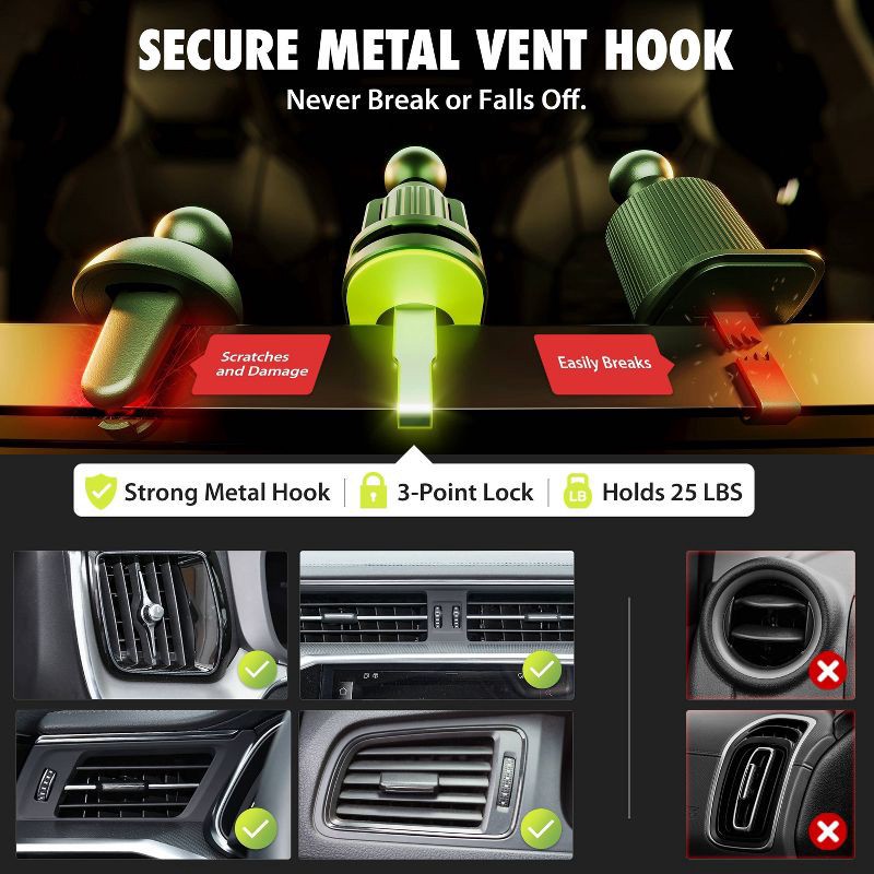 slide 8 of 8, Bracketron PwrUp TripGrip Window/Dash Mount - Black, 1 ct