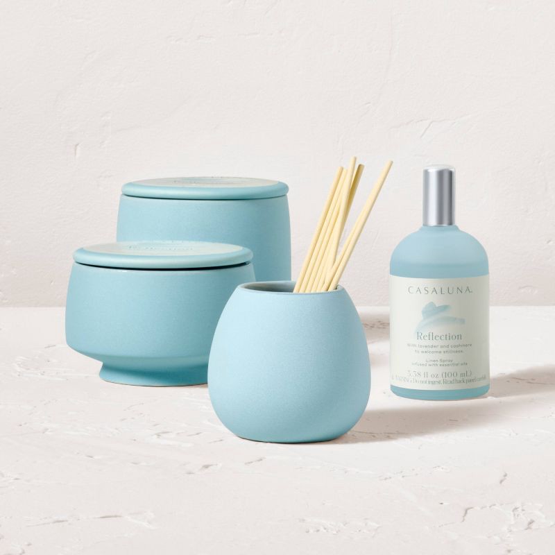 slide 4 of 5, 2 Wick Lidded Reflection Jar Candle 15oz - Casaluna™, 15 oz