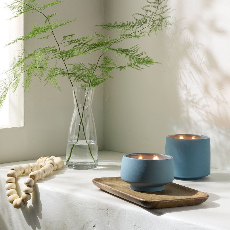 slide 2 of 5, 2 Wick Lidded Intention Jar Candle 7.5oz - Casaluna™, 7.5 oz