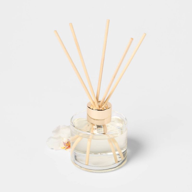 slide 3 of 3, 4oz Boxed Reed Marshmallow Petals Aromatherapy Diffusers Clear - Threshold™, 4 oz