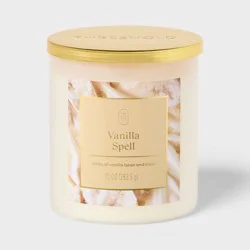 Vanilla Spell Jar Candle White 10oz - Threshold™