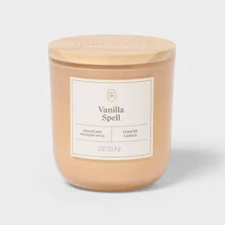 Wooden Wick Berry Vanilla Spell Jar Candle Tan 8oz - Threshold™