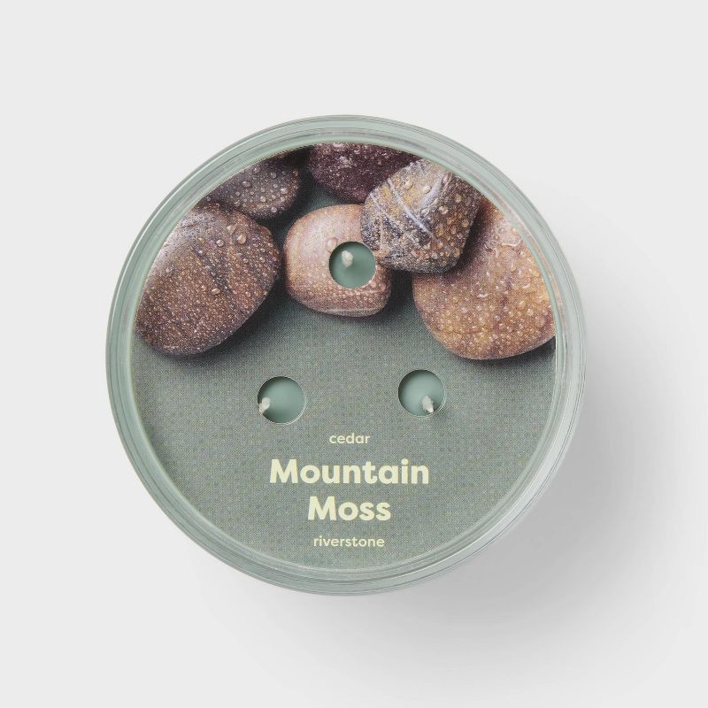 slide 4 of 4, 3 Wick Mountain Moss Jar Candle 10oz - Room Essentials™, 10 oz