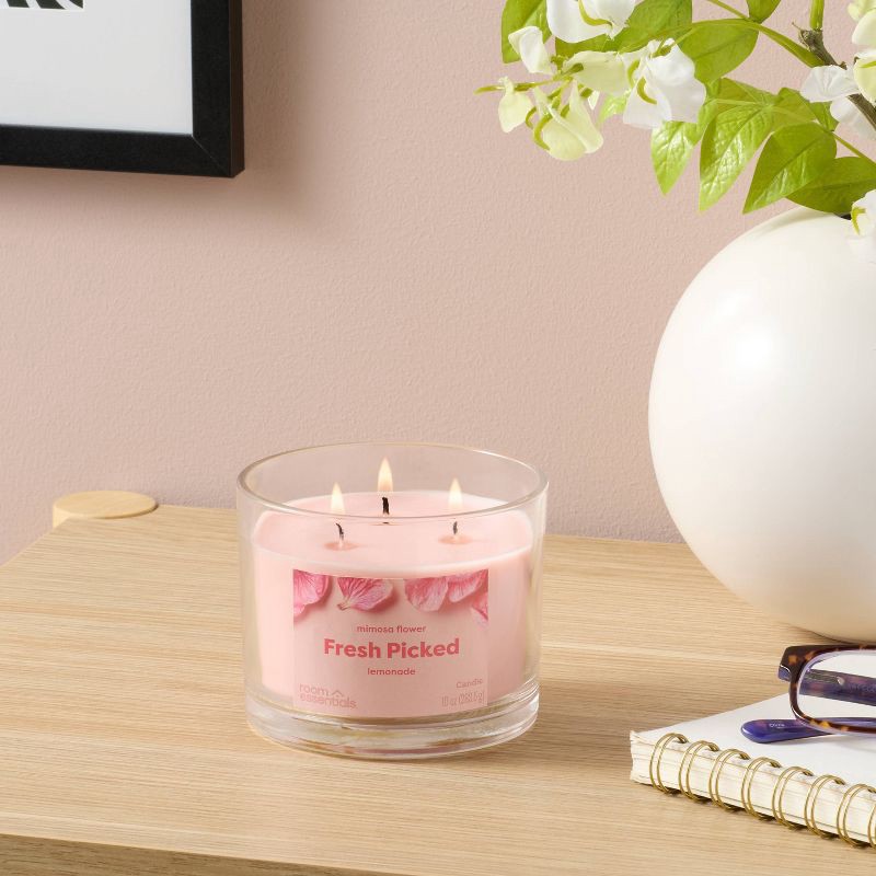 slide 2 of 4, 3 Wick Fresh Picked Jar Candle 10oz - Room Essentials™, 10 oz