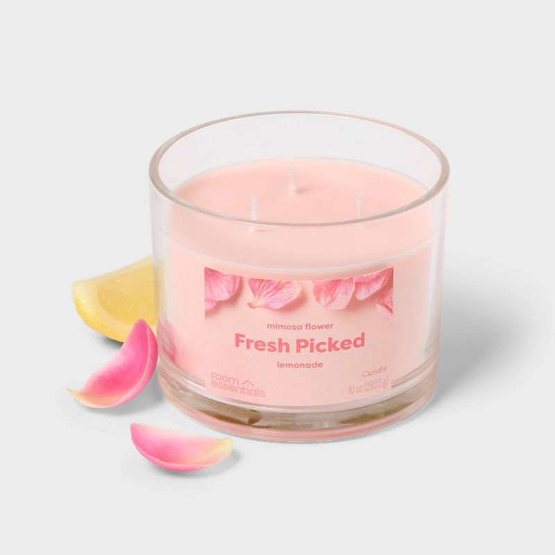 slide 3 of 4, 3 Wick Fresh Picked Jar Candle 10oz - Room Essentials™, 10 oz