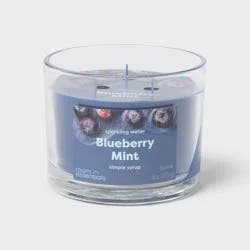3 Wick Blueberry Mint Jar Candle 10oz - Room Essentials™