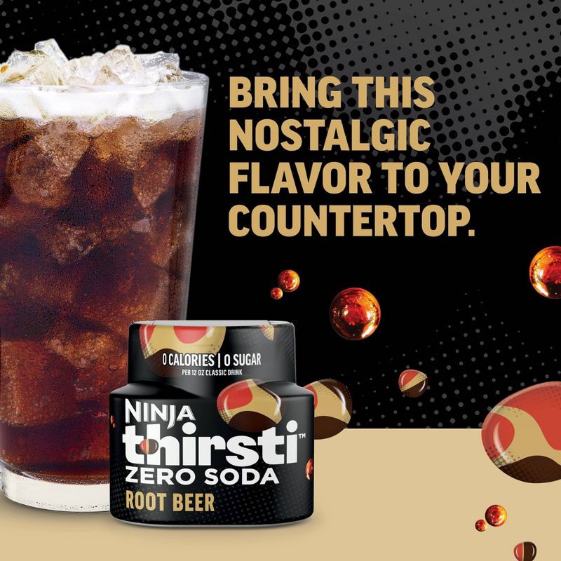 slide 3 of 7, Ninja Thirsti ZERO SODA Root Beer Flavored Water Drops, 1 ct