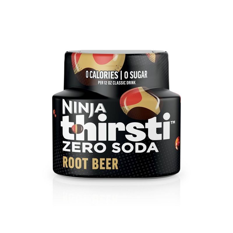 slide 1 of 7, Ninja Thirsti ZERO SODA Root Beer Flavored Water Drops, 1 ct
