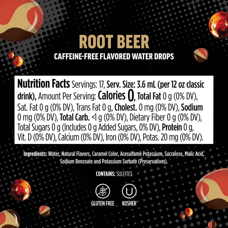 slide 6 of 7, Ninja Thirsti ZERO SODA Root Beer Flavored Water Drops, 1 ct