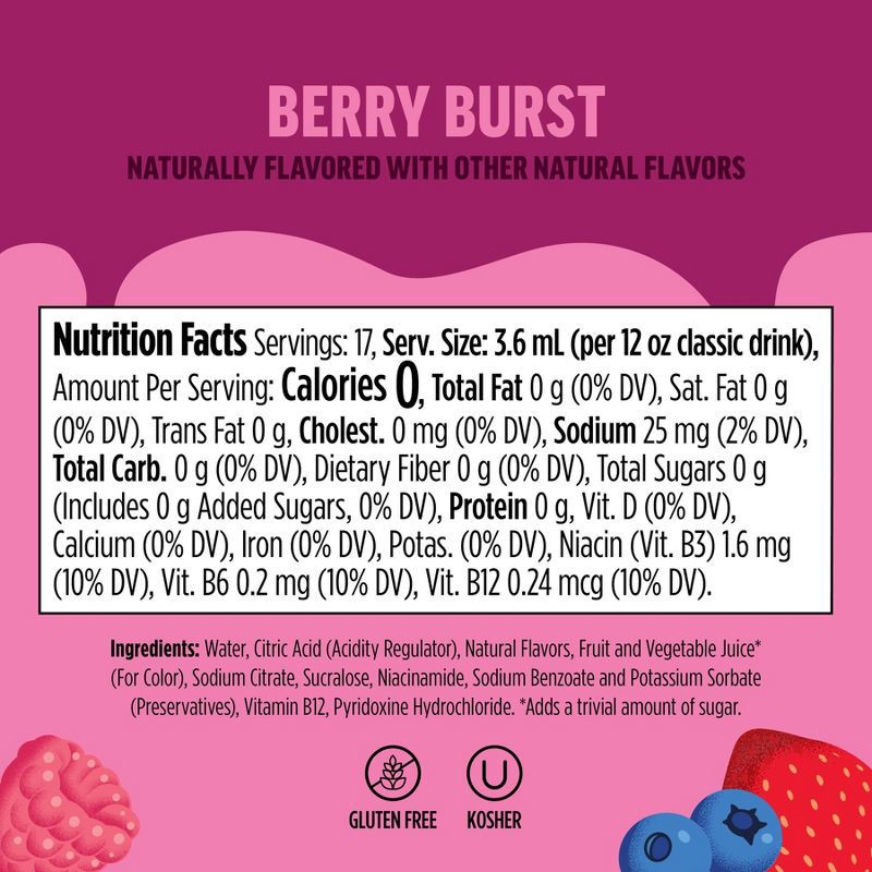 slide 7 of 8, Ninja Thirsti FRUITI CHILL Berry Burst Flavored Water Drops, 1 ct