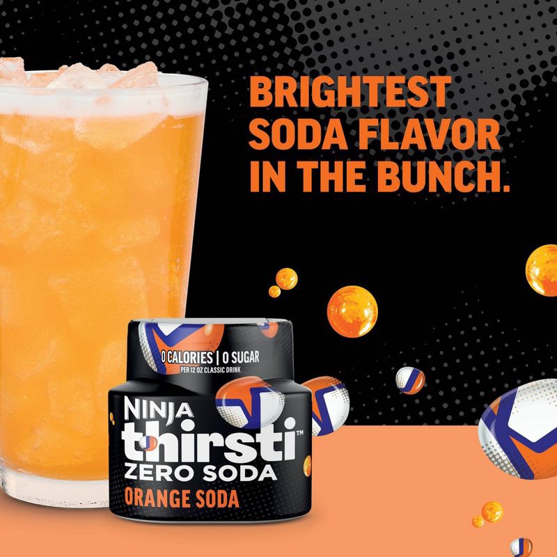 slide 3 of 7, Ninja Thirsti ZERO SODA Orange Soda Flavored Water Drops, 1 ct
