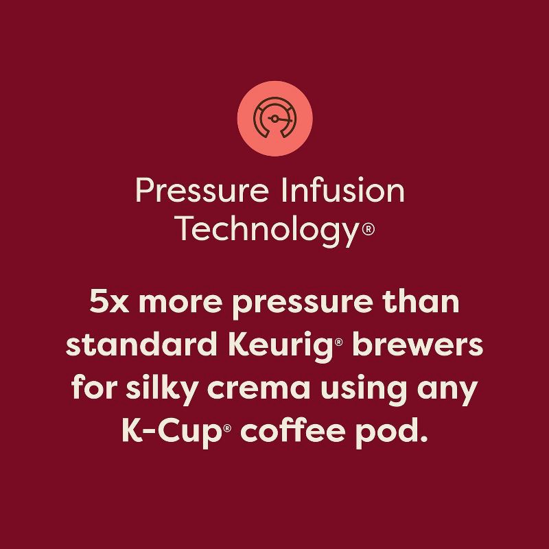 slide 9 of 12, Keurig K-Crema Single-Serve K-Cup Pod Coffee Maker, 1 ct