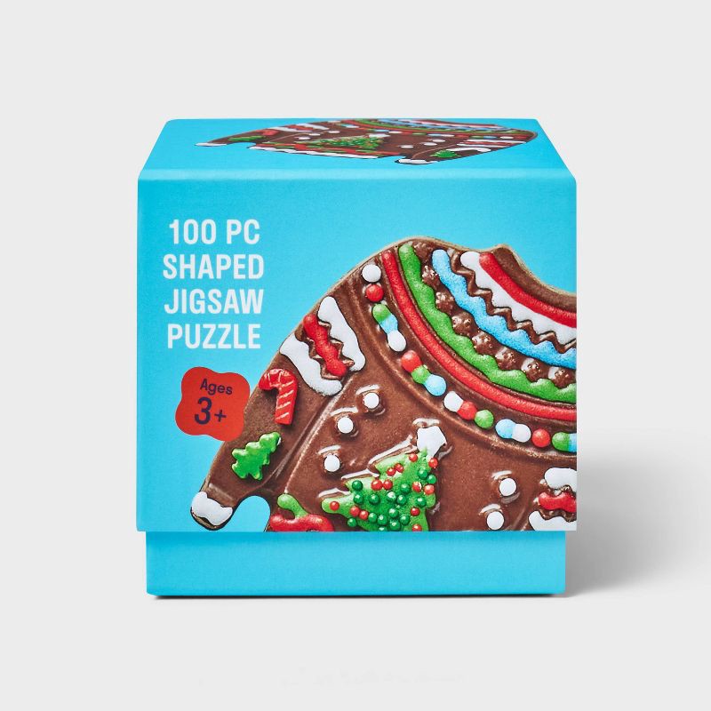 slide 3 of 3, Ugly Sweater 100pcs Puzzle - Gigglescape™, 100 ct