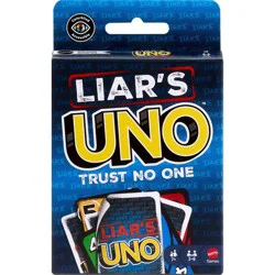 Liar's UNO Card Game for Adults, Kids, Families, Parties & Game Nights, Trick Play & Bluffing
