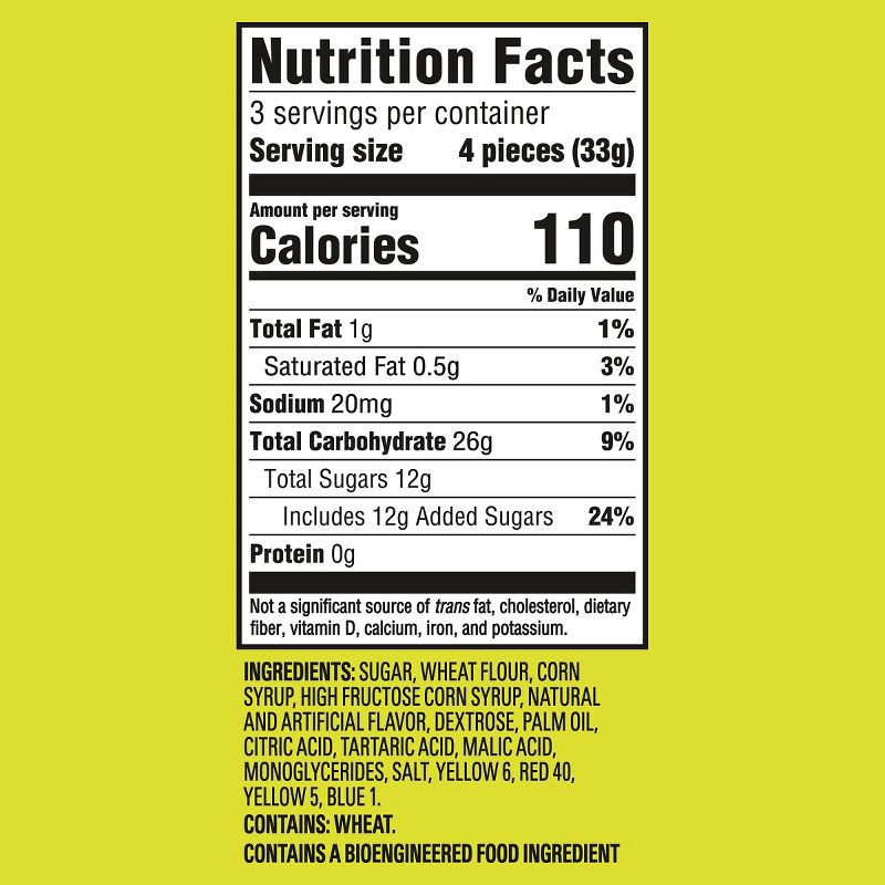 slide 4 of 10, SOUR PATCH KIDS Candy Strips - 3.5oz, 3.5 oz