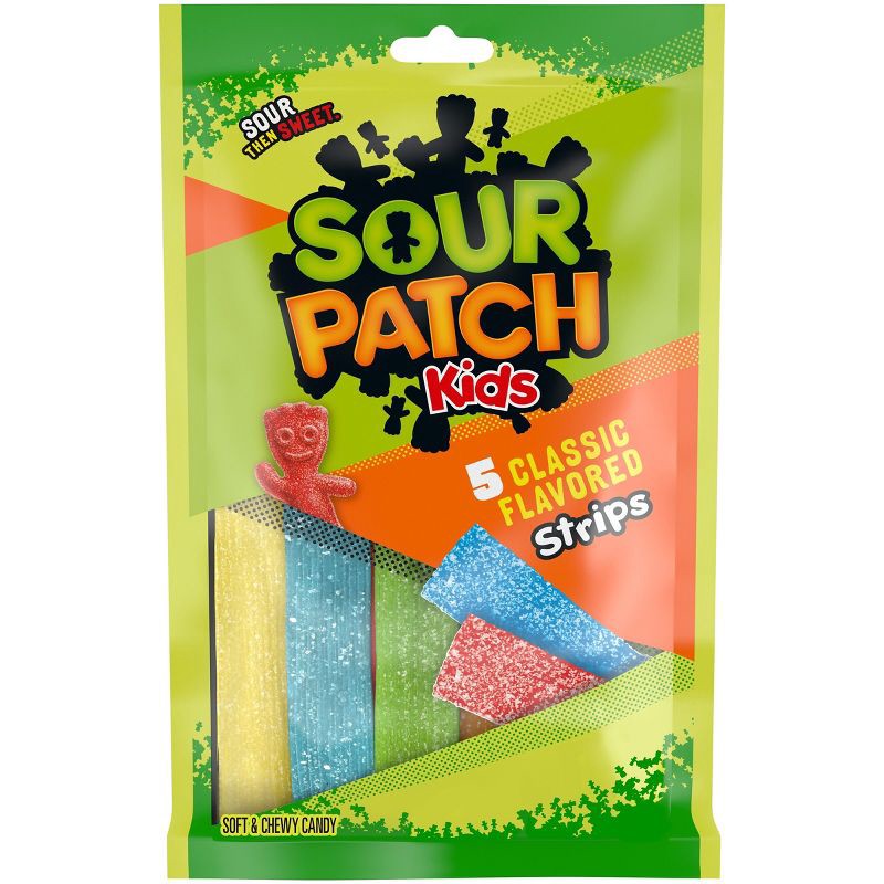 slide 1 of 10, SOUR PATCH KIDS Candy Strips - 3.5oz, 3.5 oz