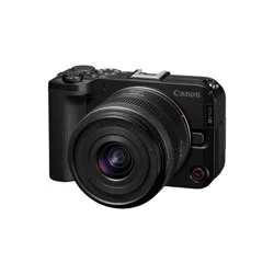Canon EOS R50 V + RF-S14-30mm 24MP Mirrorless Camera: Wi-Fi, ISO 51200, 3" Screen