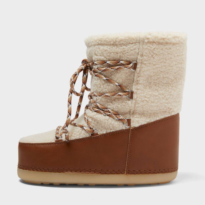 slide 2 of 4, Women's Zenita Boots with Memory Foam Insole - Universal Thread™ Cognac 11, 1 ct