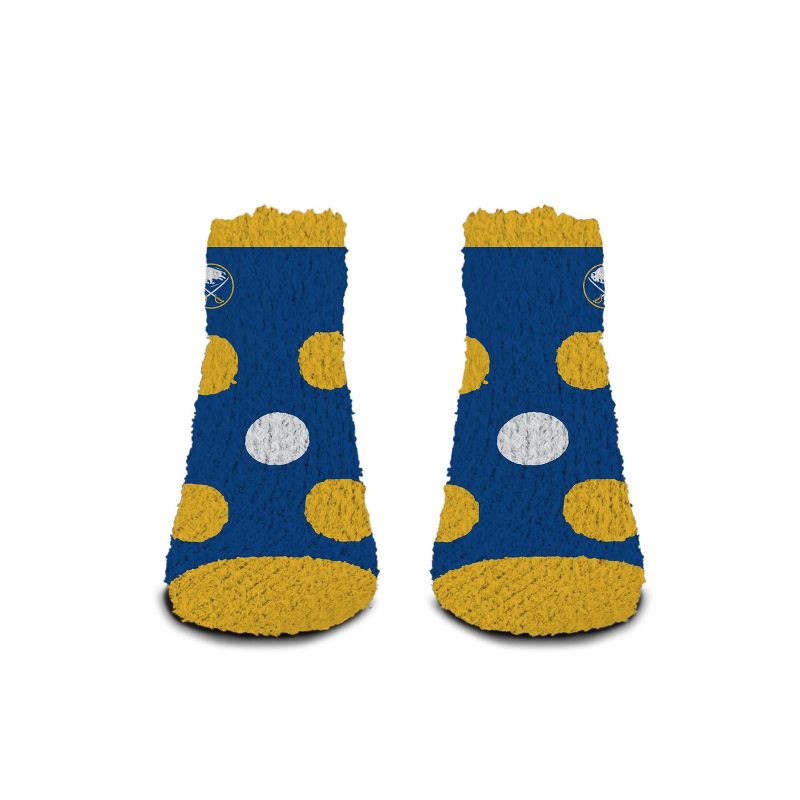 slide 2 of 3, NHL Buffalo Sabres Big Dot Fuzzy Socks - One Size Fits Most, 1 ct
