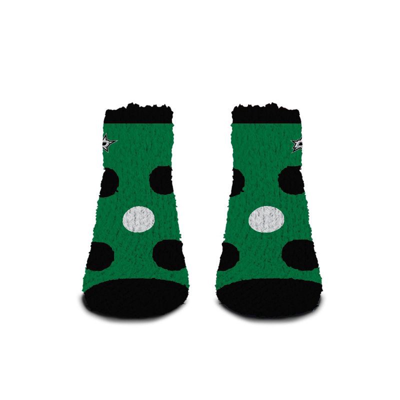 slide 2 of 3, NHL Dallas Stars Big Dot Fuzzy Socks - One Size Fits Most, 1 ct
