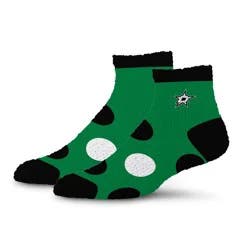 NHL Dallas Stars Big Dot Fuzzy Socks - One Size Fits Most