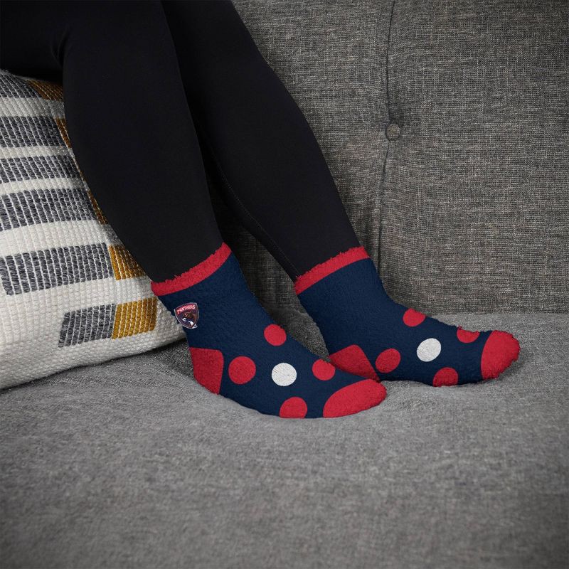 slide 3 of 3, NHL Florida Panthers Big Dot Fuzzy Socks - One Size Fits Most, 1 ct