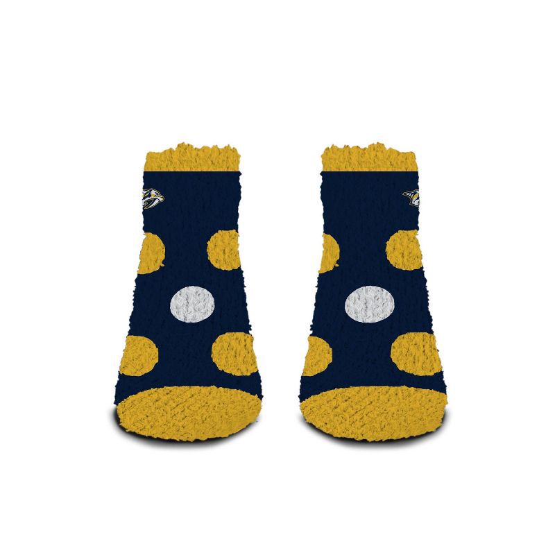 slide 3 of 3, NHL Nashville Predators Big Dot Fuzzy Socks - One Size Fits Most, 1 ct