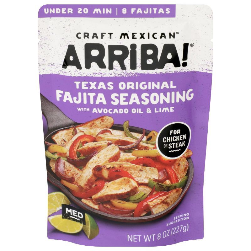 slide 1 of 4, Arriba! Texas Original Steak and Chicken Fajita Seasoning - 8oz, 8 oz