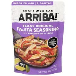 Arriba! Texas Original Steak and Chicken Fajita Seasoning - 8oz